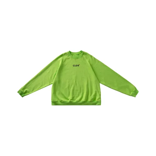 CLOR Травяной зеленый Унисекс Свитшоты
