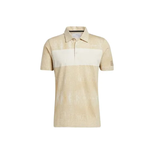 Adidas Земляной Желтый Мужская Поло