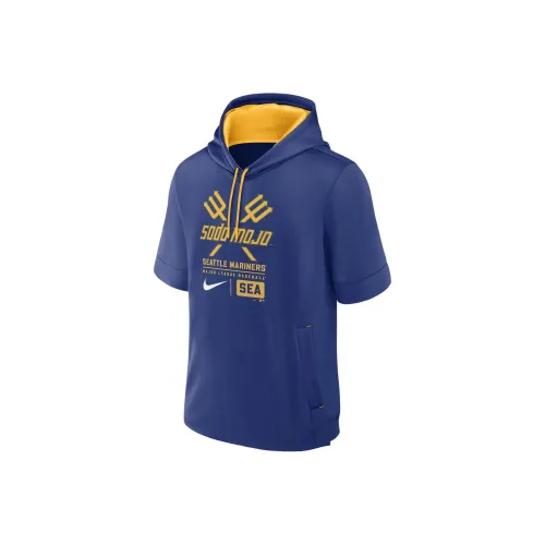 Nike MLB Коллаборация Seattle Mariners Свитшот Seattle Mariners Мужской Синий