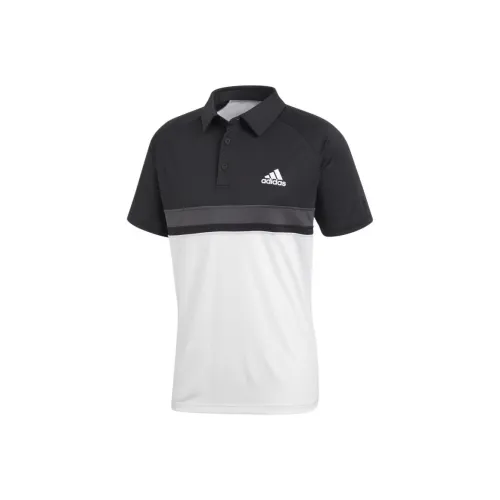 Adidas Performance Polo Мужское Черное Белое