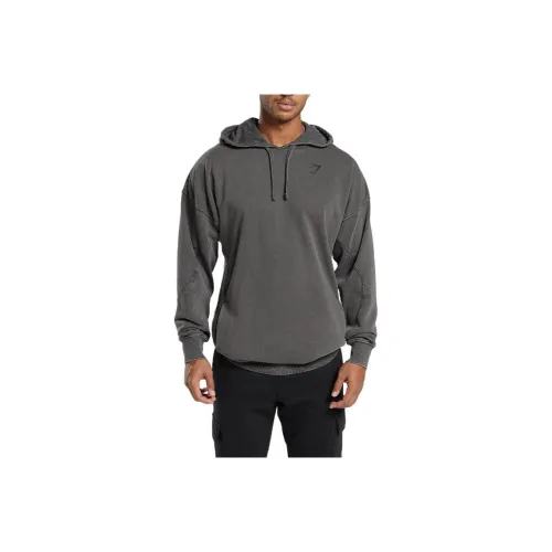 GYMSHARK Агат Серый Мужские Толстовки
