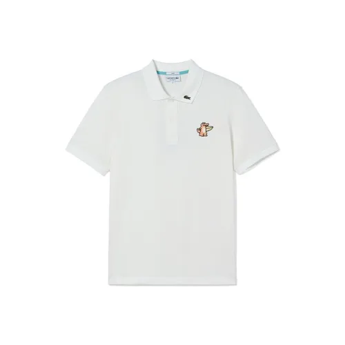 LACOSTE Collaboration 001/Белый Унисекс Поло