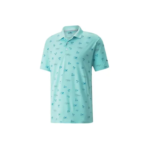PUMA Golf Поло Мужское Angel Blue