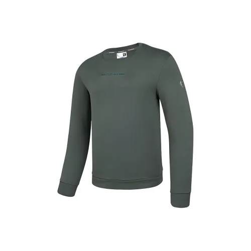 QIAODAN Свитшот Мужской Сосновый Зеленый