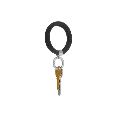 BALENCIAGA Металлические брелоки черного цвета для женщин