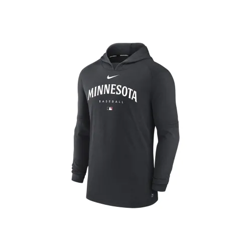 Nike x MLB Dri FIT Early Work Толстовка Minnesota Twins Унисекс Черный