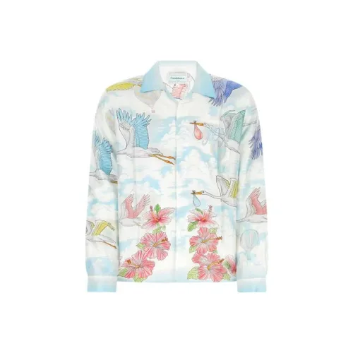 CASABLANCA Белые Мужские Рубашки