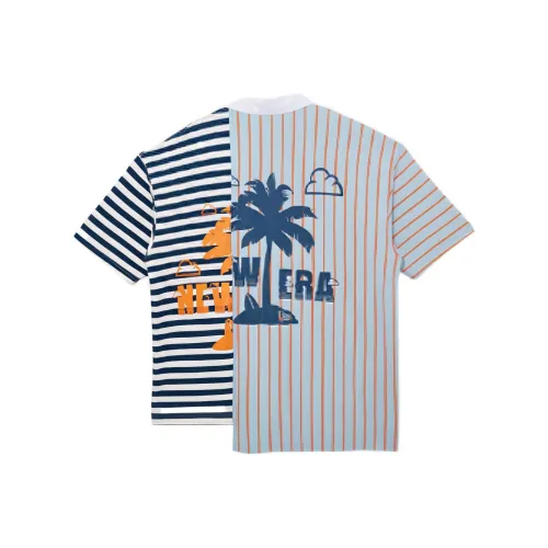 New Era Синий Унисекс Поло