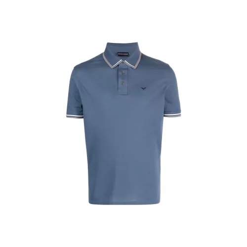 EMPORIO ARMANI Поло Мужское Синее