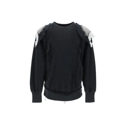 Maison Margiela Черный Мужские Свитшоты