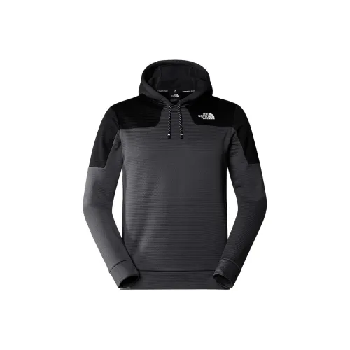 THE NORTH FACE MOUNTAIN ATHLETICS ПУЛОВЕР FLEECE HOODIE HOODIE Мужской Черный Асфальтовый Серый