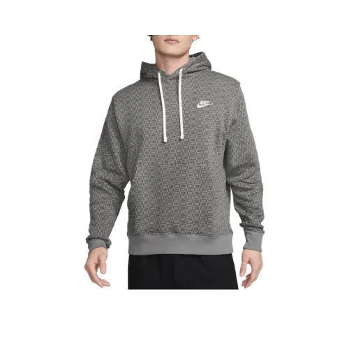 Nike Sportswear Club Флис Свитшот Мужской Дымчатый Серый