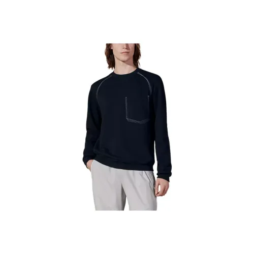 HERMES SS24 Свитшот Мужской Морской Синий