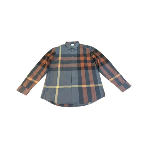 Burberry Рубашка Мужская Кирпично-Серый