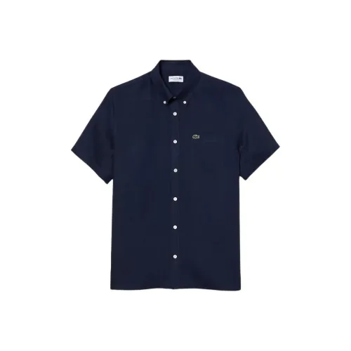 LACOSTE Collaboration Морской Синий Мужские Рубашки