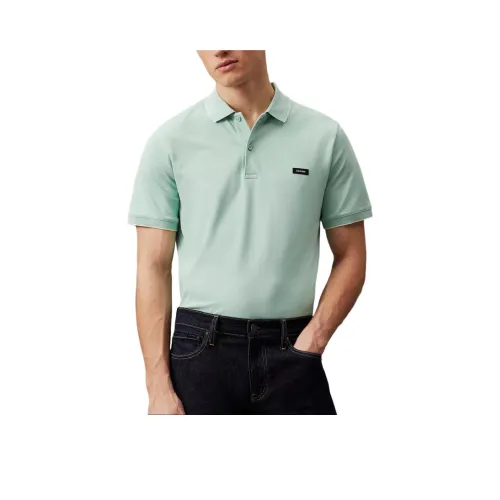 Calvin Klein Polo Европейская версия Мужской Мятно-зеленый