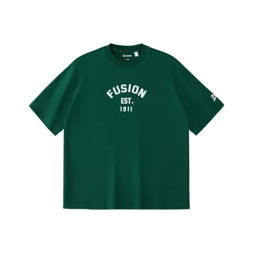 FILA FUSION Бирюзовый Вода Зеленый Мужская T-рубашка