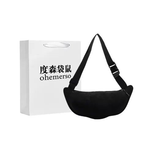 Dusen Kangaroo Вельвет Sling Bag Унисекс Хаки Зеленый Черный