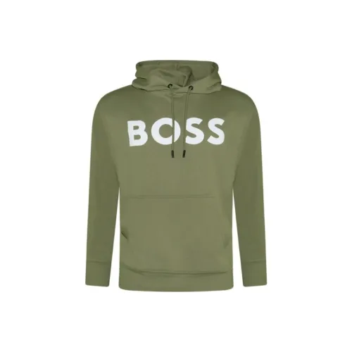 Hugo Boss Толстовка Мужская Светло-Зеленая