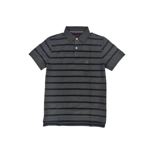 Tommy Hilfiger Polo Мужское Темно-Серое