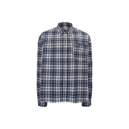 Far Archive Синий Мужская Рубашка