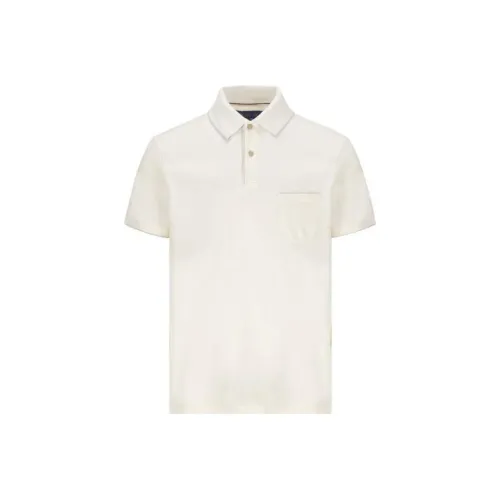 Loro Piana Экрю Мужская Рубашка Поло