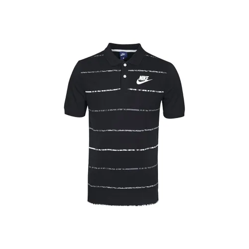 Nike Мужское Поло Черное