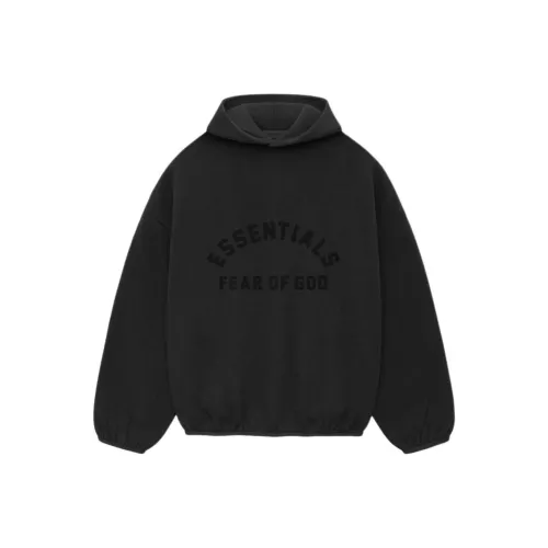 Fear of God ESSENTIALS 2024 Summer Collection Темно-деревянный черный/Черный мужские свитшоты