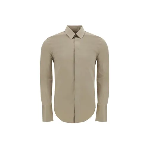 Ferragamo Бежевые Мужские Рубашки