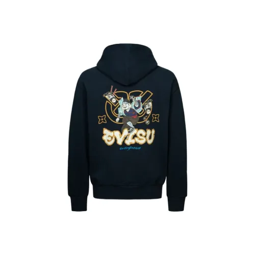 EVISU Толстовка Мужская Темно-Синяя