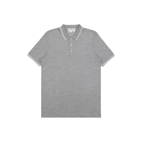 Ferragamo Gray Men's Polo Феррагамо Серый Мужской Поло