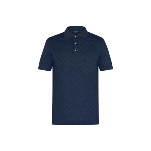 LOUIS VUITTON SS23 Поло Мужское Темно-синий