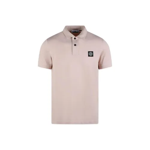 STONE ISLAND Мужская Розовая Поло