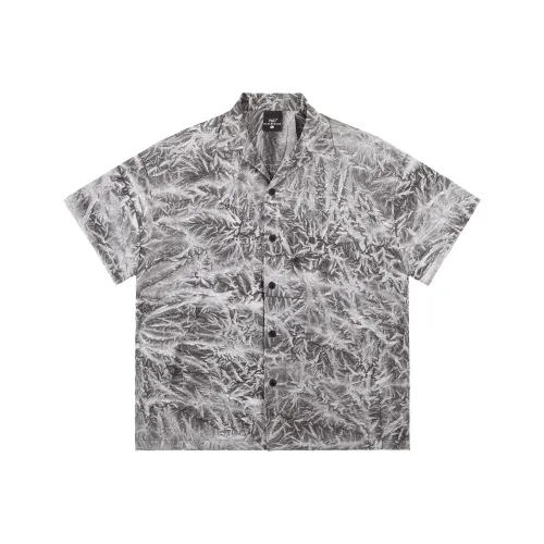 PILOTDRAGON Рубашка с коротким рукавом и кубинским воротником Унисекс