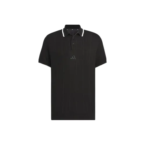 Adidas KNIT Поло Мужское Черное