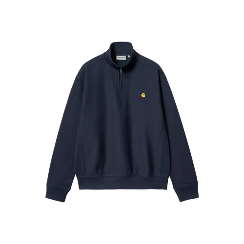 Carhartt WIP Авиационный Синий Мужские Свитшоты