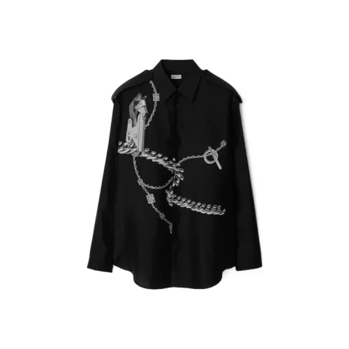 Burberry SS24 Рубашка Мужская Черная