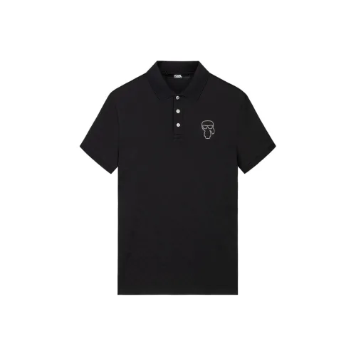 Поло Мужское KARL LAGERFELD Черное