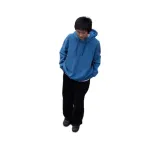 Промытый винтажный синий