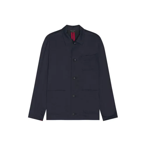 RAG BONE Рубашка Мужская Морской Синий