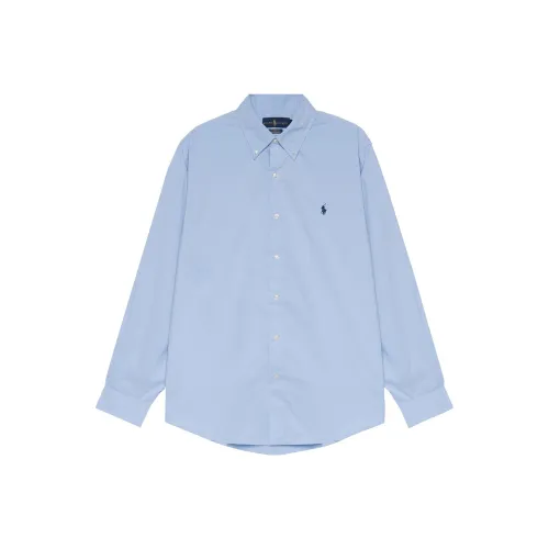 Polo Ralph Lauren Рубашка Классическая версия Мужская Светло-синяя