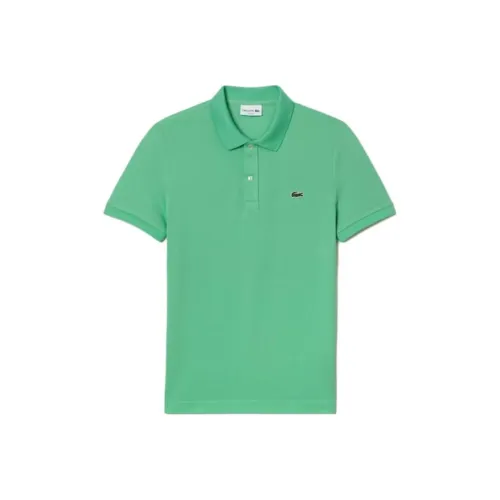 LACOSTE Светло-зеленая мужская поло