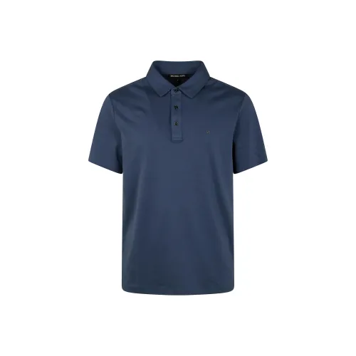 MICHAEL KORS SS25 Поло Мужское Морской Синий