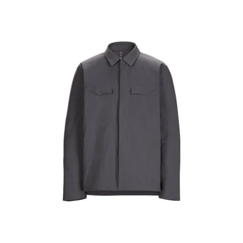 Arcteryx Veilance Collection SS24 Рубашка Мужская Graphite
