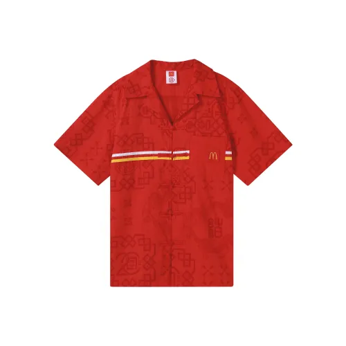 Clot X McDonald's Красная Унисекс Рубашка