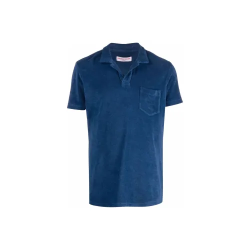 Orlebar Brown Поло Мужское Синее