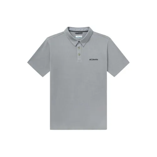Мужская поло Columbia co-brand серого цвета