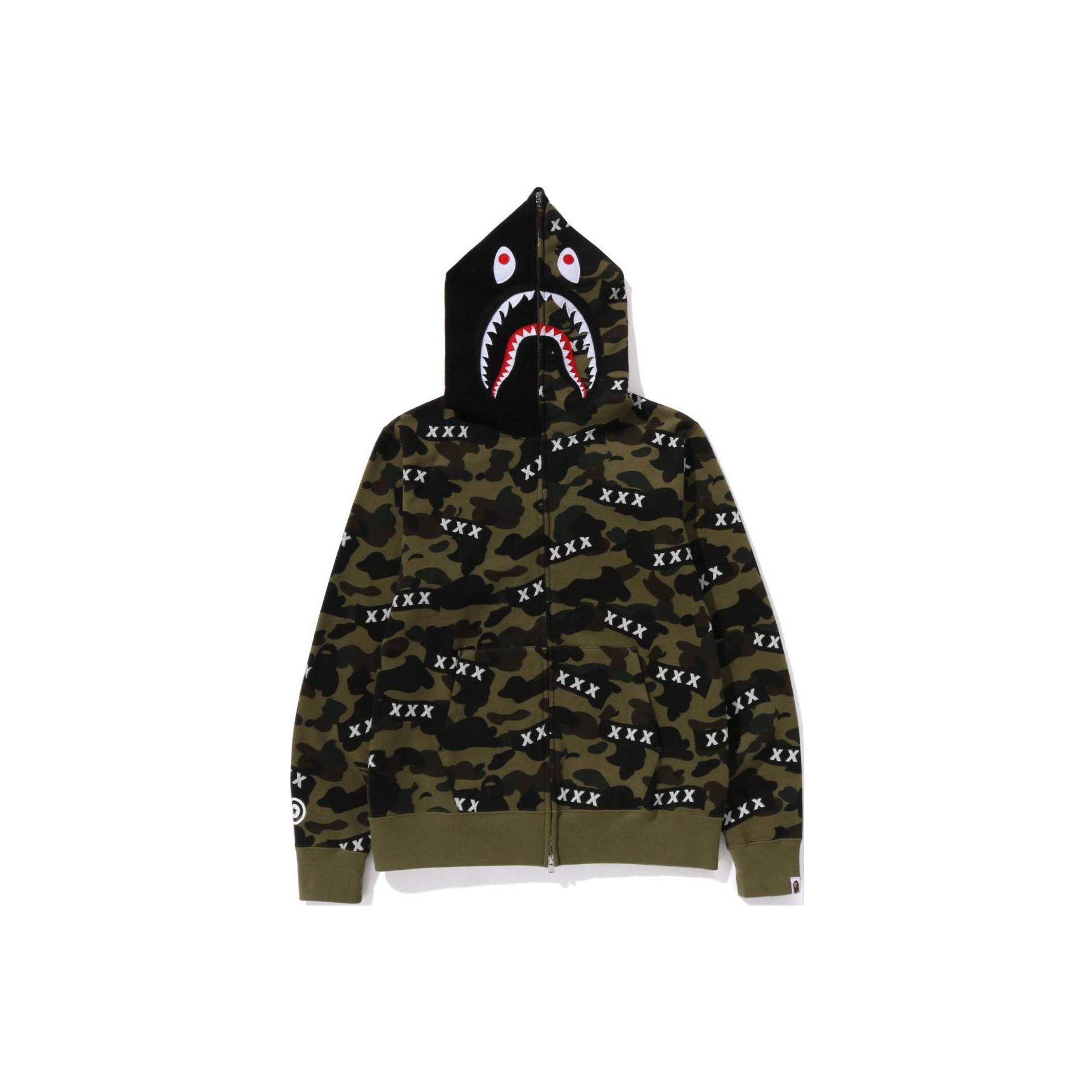 Лучшие BAPE 1st Camo Shark Full Zip Hoodie 2026: как выбрать и где