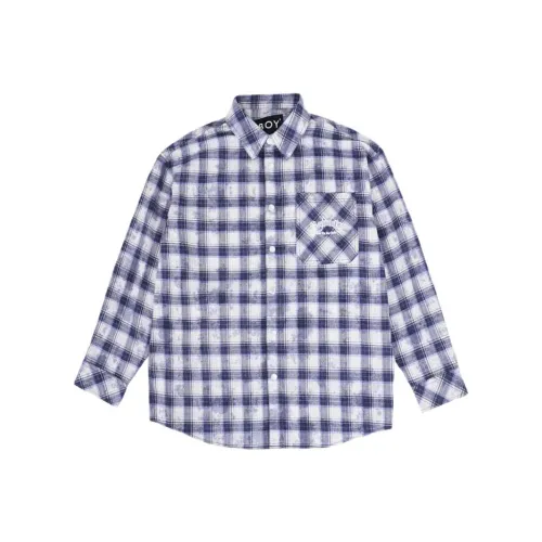 BOY LONDON Синие Унисекс Рубашки
