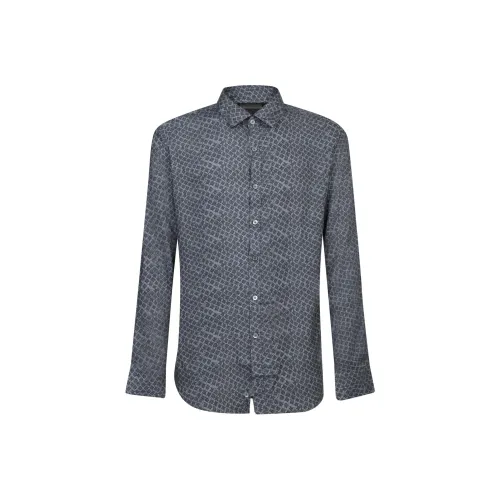 Canali Мужские Синие Рубашки